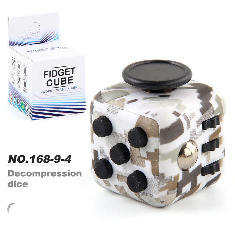 Cubo de Decompressão Fidget de 6 Lados