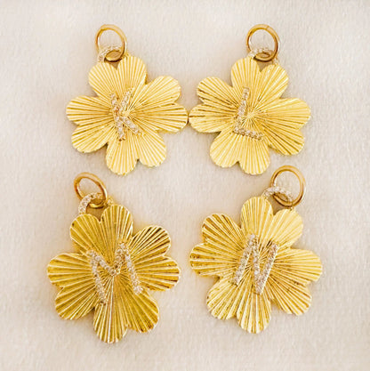 Clover Charm Initial Charm WEM Support (www.WEM.support)