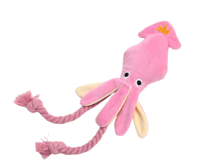 Squid Plush Dog & Cat Chew Toy HejK.com
