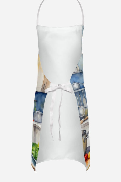 Airedale Terrier The Chef Apron WEM Support (www.WEM.support)