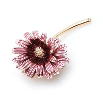 Pink Flower Brooch WEM Support (www.WEM.support)
