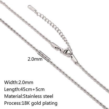 Stainless Steel Vacuum Vapor Plating 18K Gold Color Protection Lip Chain Accessories WEM Support (www.WEM.support)