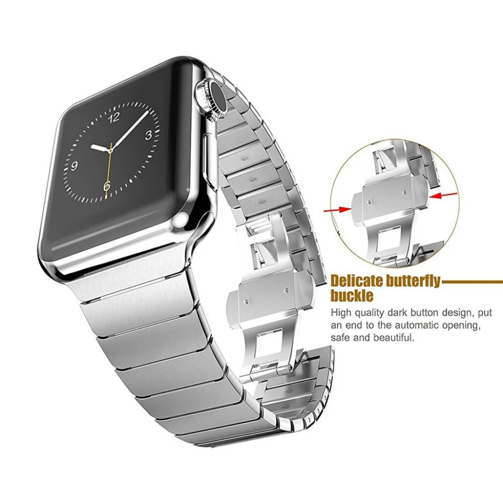 Stainless Steel Strap for Apple Watch WEM Support (www.WEM.support)