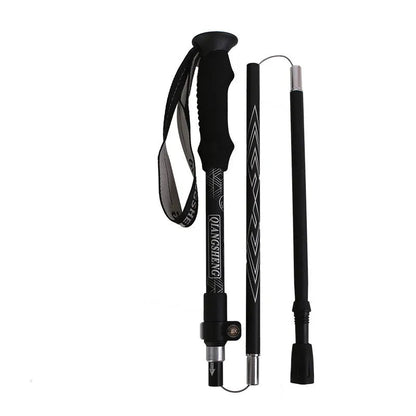 Outdoor Folding Five-section Straight Trekking Pole Trekking Pole WEM Support (www.WEM.support)