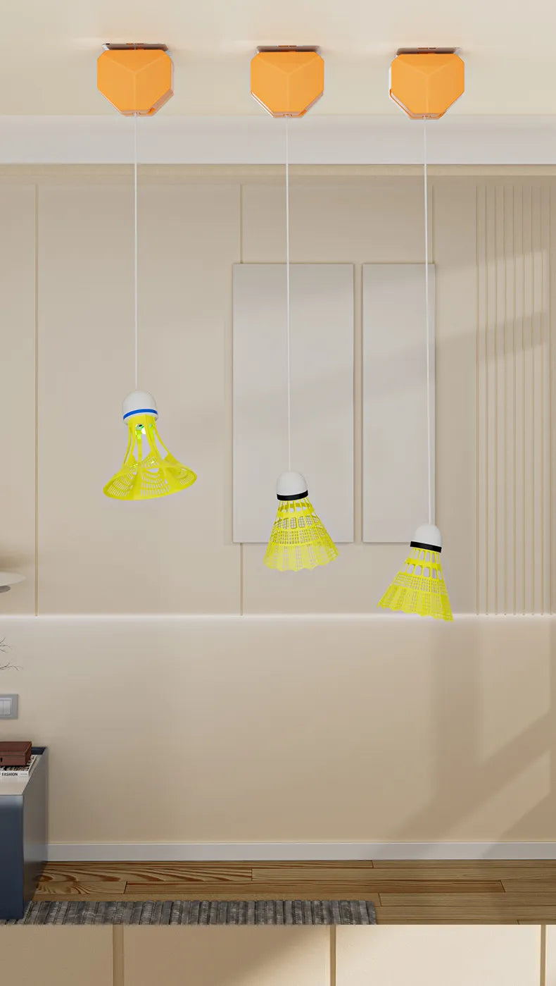 Badminton Racket Single Trainer with Automatic Rebound Swing WEM Support (www.WEM.support)