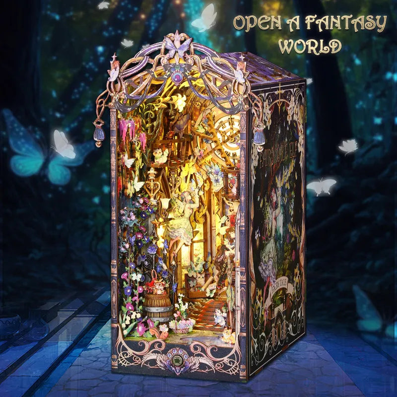 Fairy Tale Elves 3D Handmade Bookstand Decoration WEM Support (www.WEM.support)