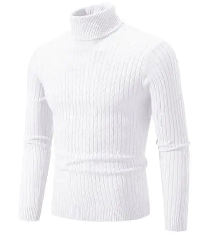 Men's Turtleneck Knitted Sweater WEM Support (www.WEM.support)