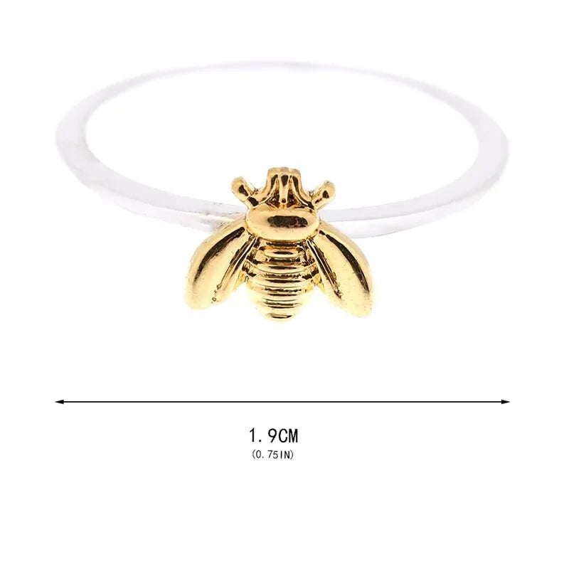 Dainty Bee Ring WEM Support (www.WEM.support)