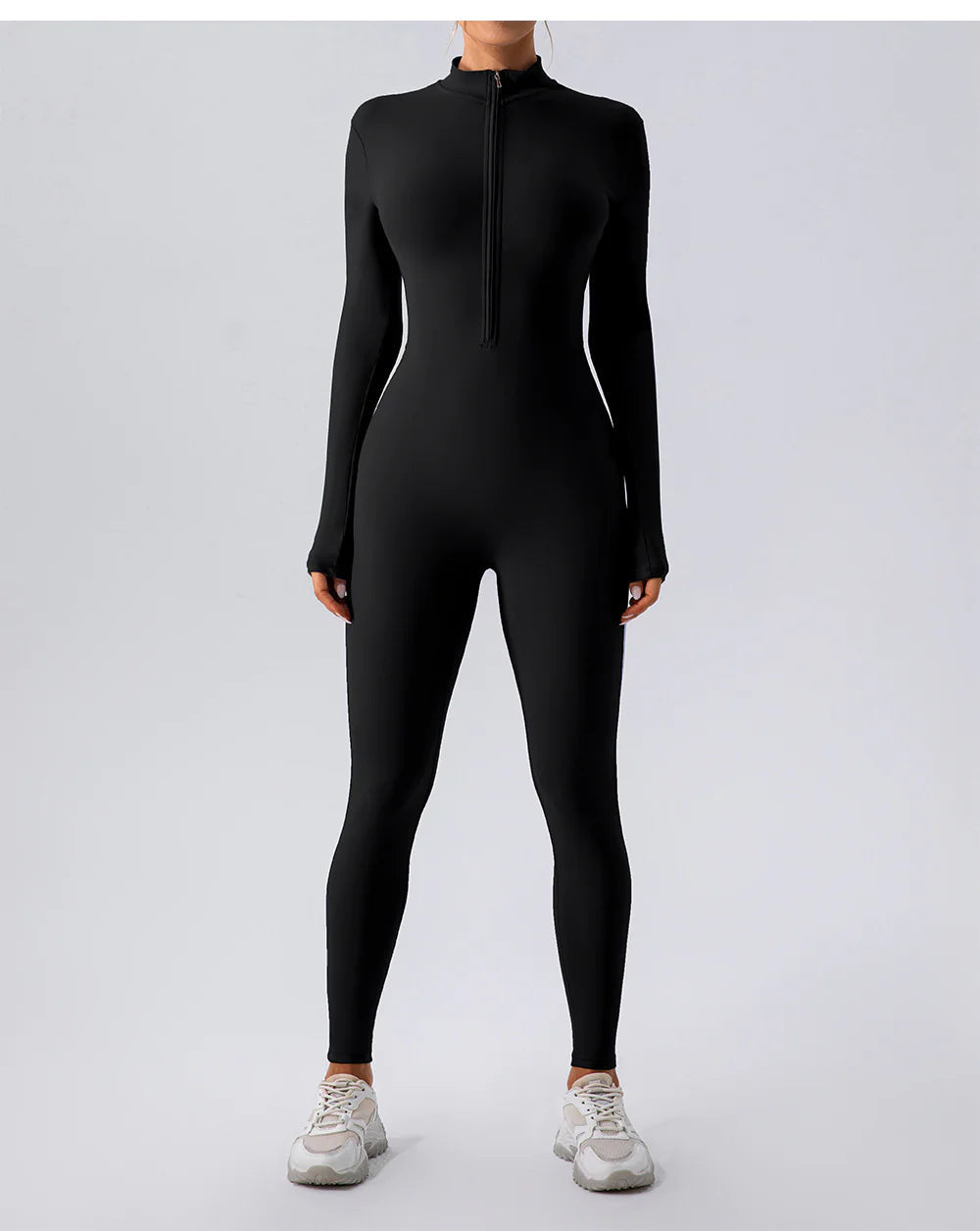 Fleece-Lined Yoga Jumpsuit WEM Support (www.WEM.support)