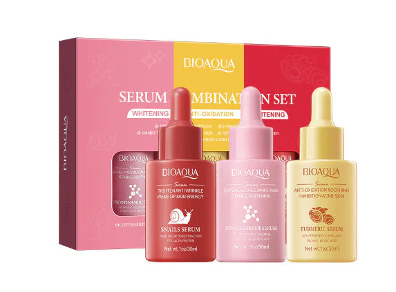 BIOAQUA A-Hyaluronic Acid Face Serum - Advanced Skin Care Set (3pcs) WEM Support (www.WEM.support)