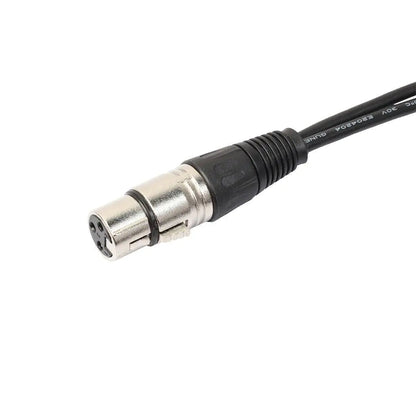 3Pin XLR Female Jack To Dual 2 Male Plug Y Splitter Cable Adapter Microphone USA WEM Support (www.WEM.support)