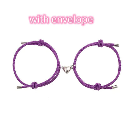 Simple Nylon Love Magnetic Bracelet WEM Support (www.WEM.support)