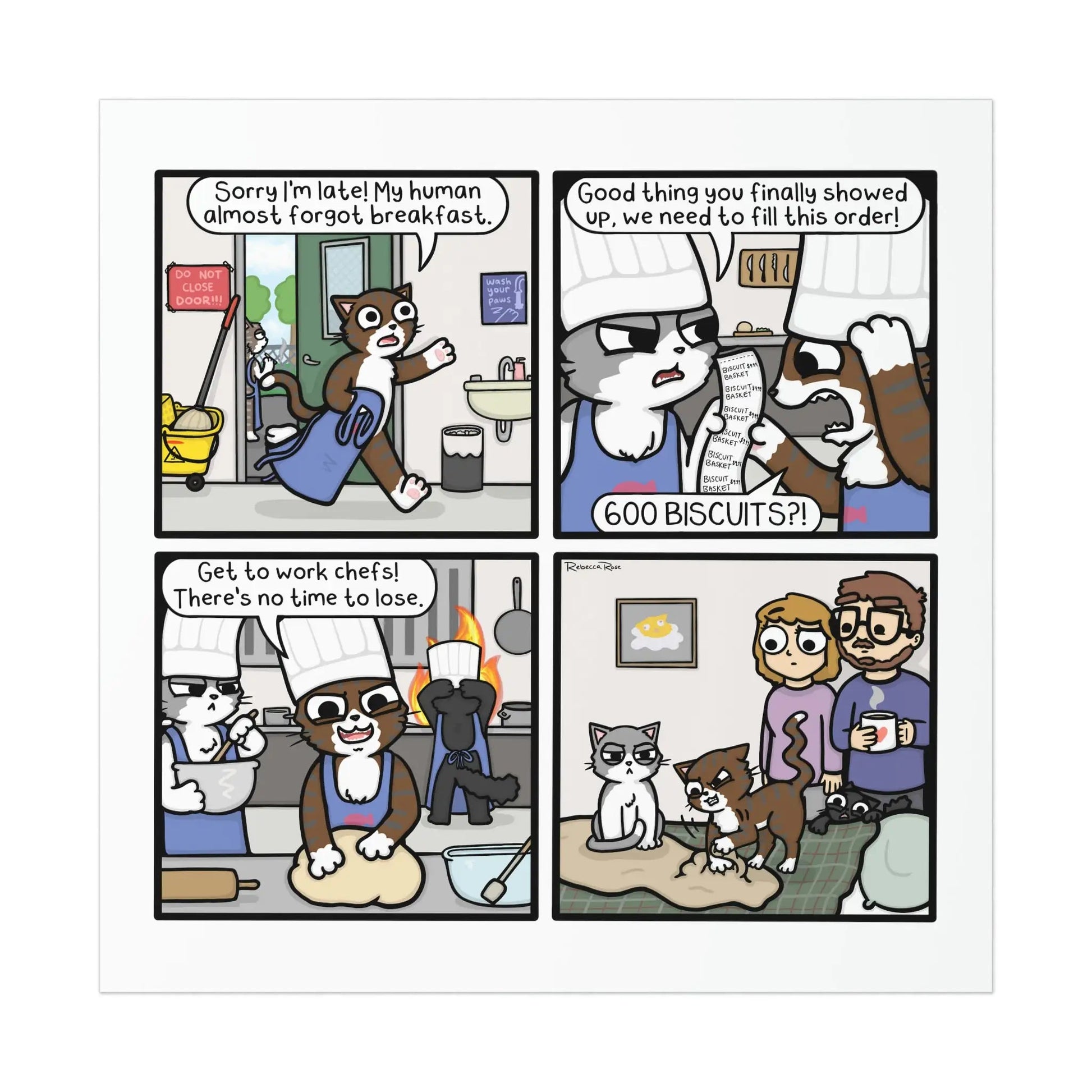 Cafe de Cat Print WEM Support (www.WEM.support)