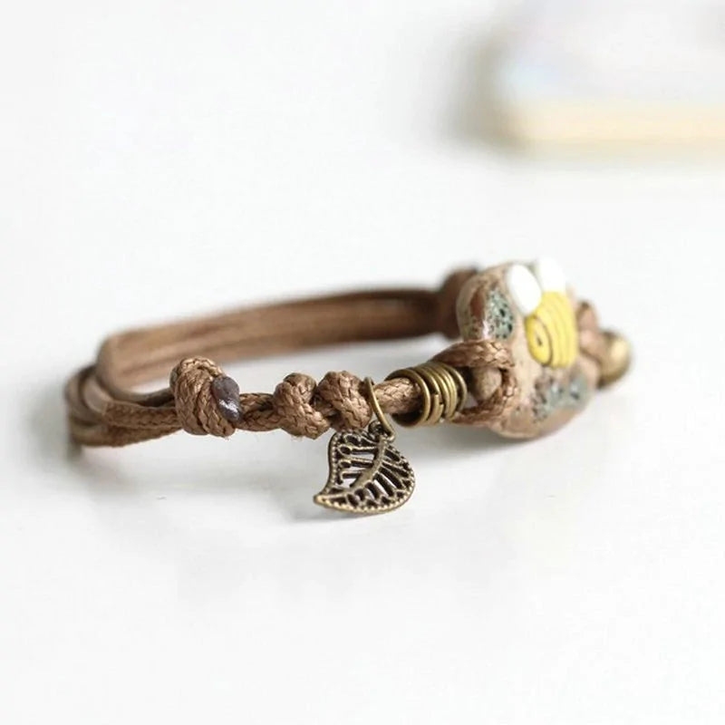 Ceramic Bee Bracelet WEM Support (www.WEM.support)