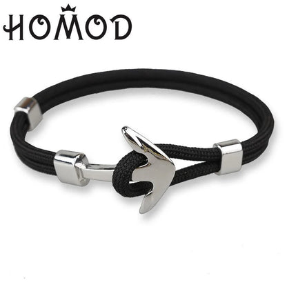 Paracord Whale Tail Hope Bracelet WEM Support (www.WEM.support)