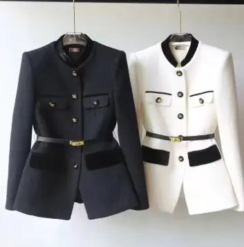 Mid-length Waist Slimming Overcoat WEM Support (www.WEM.support)