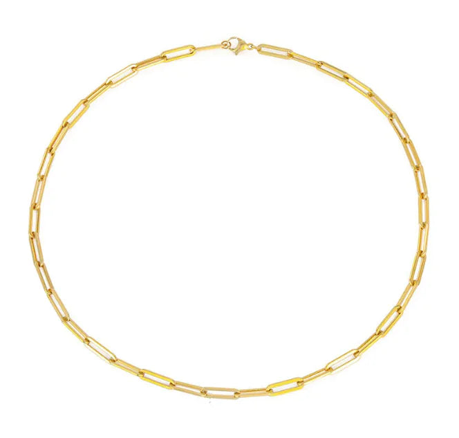 Paperclip Stainless Steel Necklace HejK.com