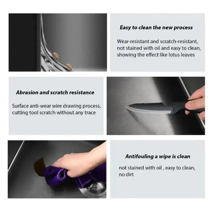 Table Sink With Basket Filter WEM Support (www.WEM.support)