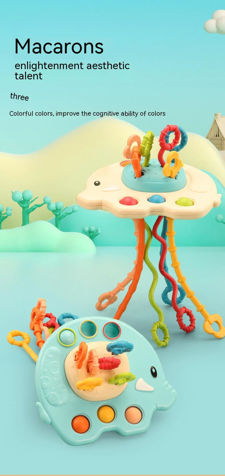 Chouchoule Elephant Finger UFO Toy WEM Support (www.WEM.support)