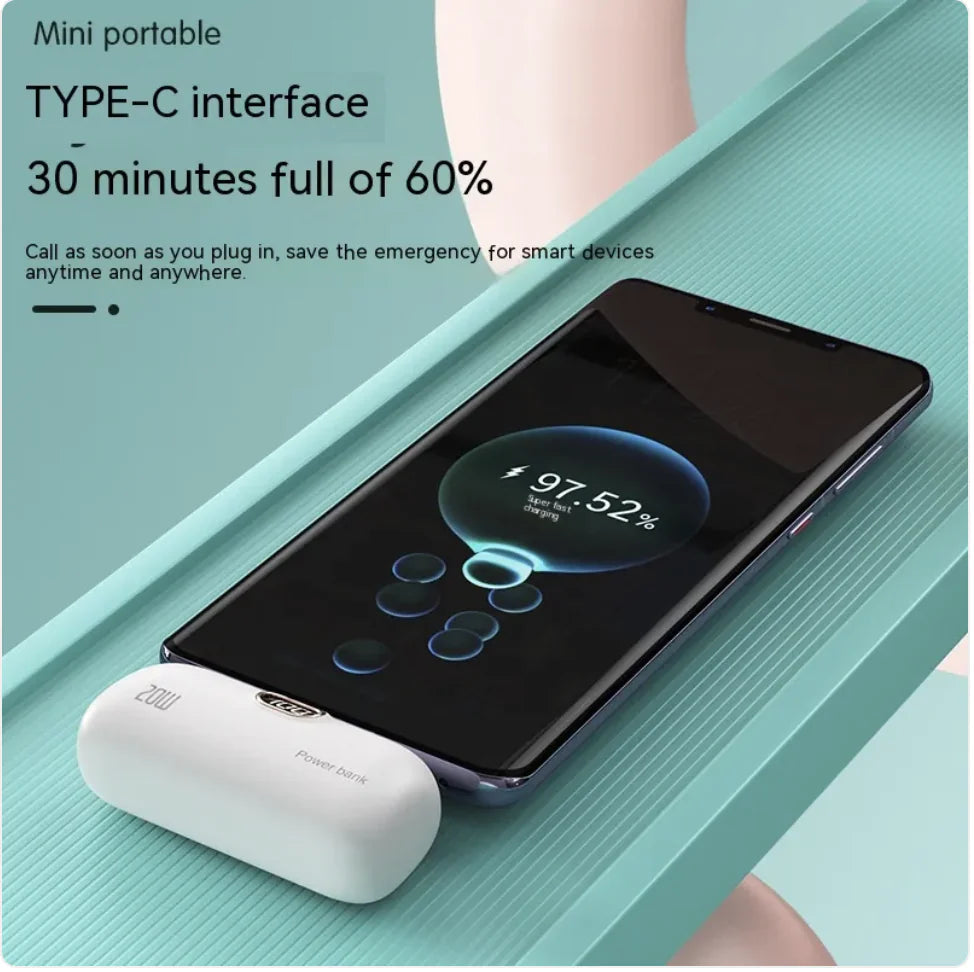 Mini Wireless Pocket Power Bank WEM Support (www.WEM.support)