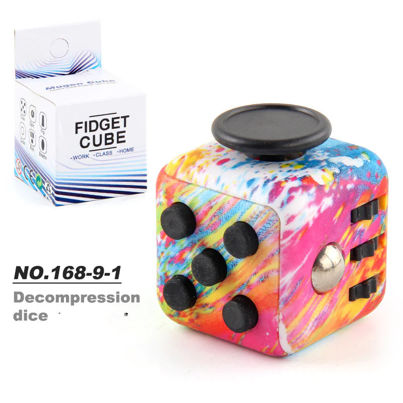 Cubo de Decompressão Fidget de 6 Lados