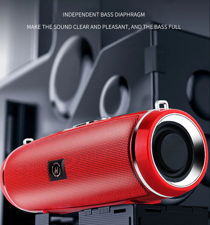 Bluetooth 5.1 Speaker Wireless Waterproof Outdoor Stereo LOUD Bass USB/TF Strap WEM Support (www.WEM.support)