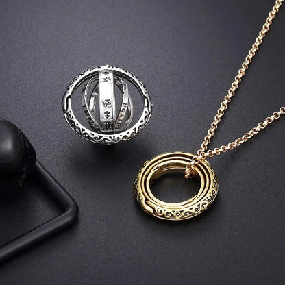 Astronomical Ball Rings Necklace WEM Support (www.WEM.support)