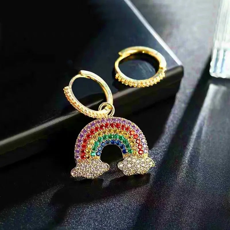 Rainbow Earrings WEM Support (www.WEM.support)