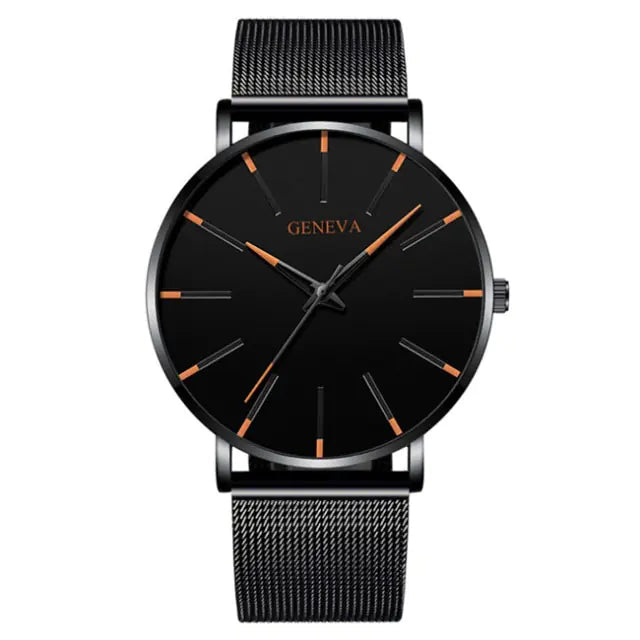 Minimalist Men's Fashion Ultra Thin Watch WEM Support (www.WEM.support)
