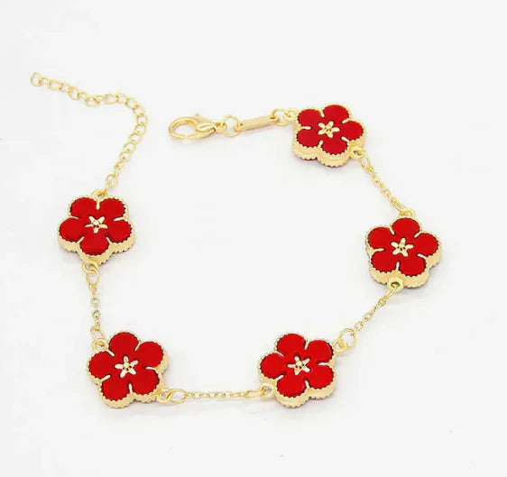 Double-Sided Plum Blossom Bracelet