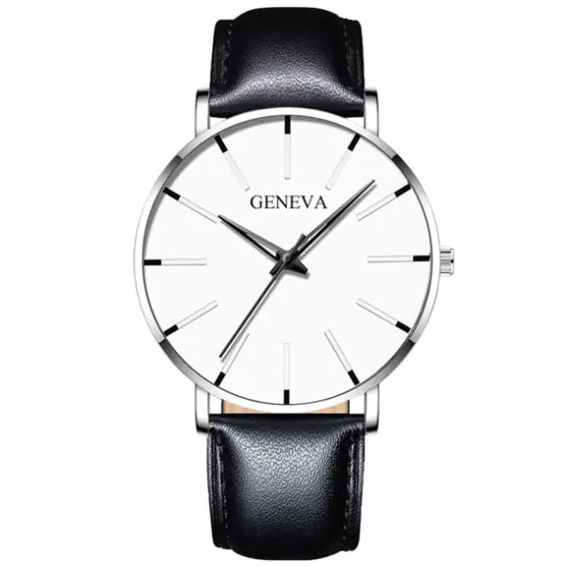 Minimalist Men's Fashion Ultra Thin Watch WEM Support (www.WEM.support)