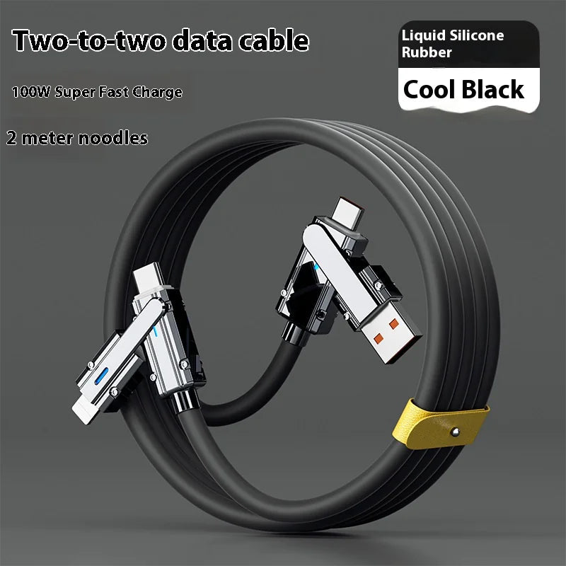 4-in-1 Fast Charging Data Cable WEM Support (www.WEM.support)