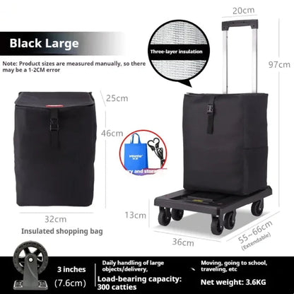 Fold Portable Hand Trolley WEM Support (www.WEM.support)