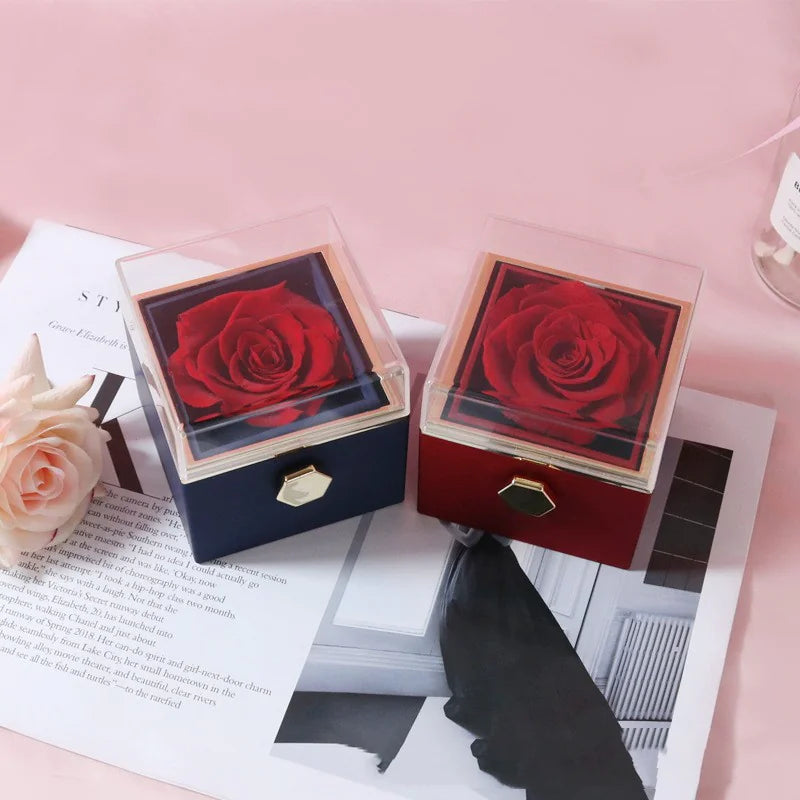 Acrylic Ring Box Valentine's Day WEM Support (www.WEM.support)