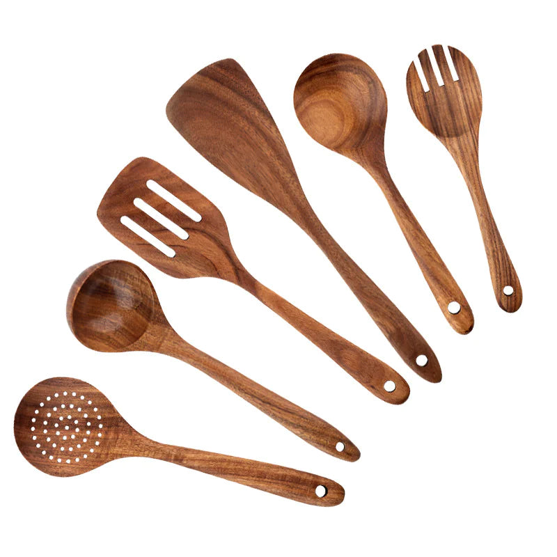 Culinary Essentials Wooden Spatulas WEM Support (www.WEM.support)