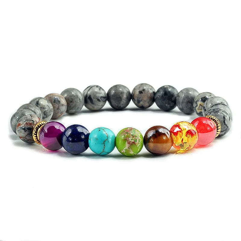 Natural Stone Chakra Bracelets WEM Support (www.WEM.support)