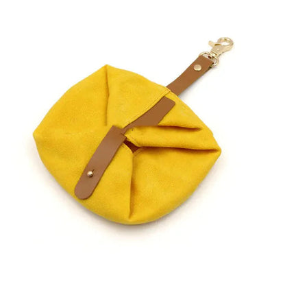 Folding Dog Bowl Canvas Dog Tableware Drinking Water Bowl Feeding Bowl Walking Dog Portable Pet Ration Bag WEM Support (www.WEM.support)