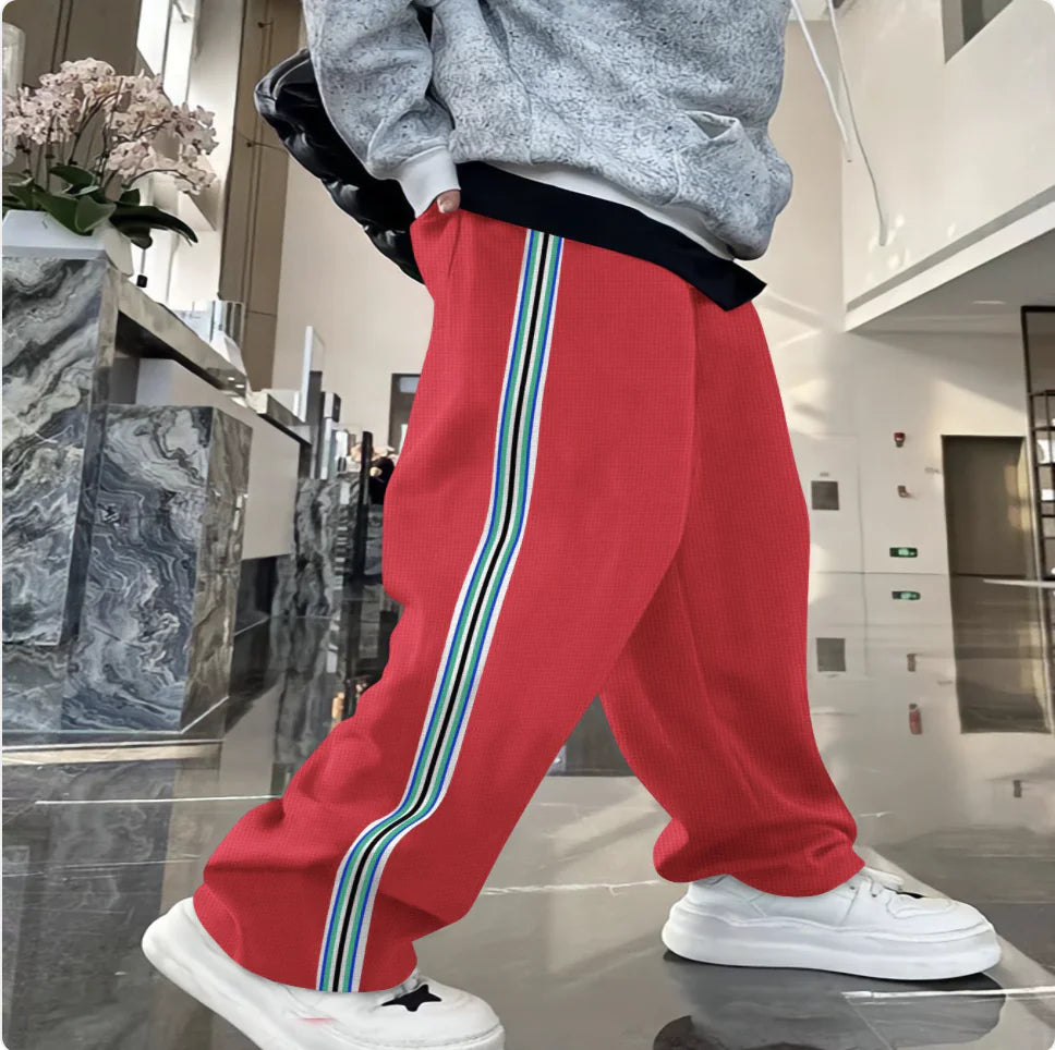 Men's Plaid Casual Sports Trousers