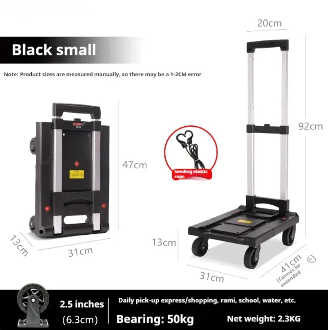 Fold Portable Hand Trolley WEM Support (www.WEM.support)