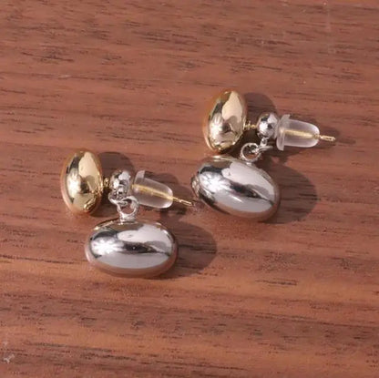 Geometric U-Shaped Stud Earrings WEM Support (www.WEM.support)