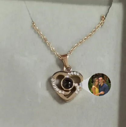EternalHeart S925 Silver Photo Projection Necklace WEM Support (www.WEM.support)