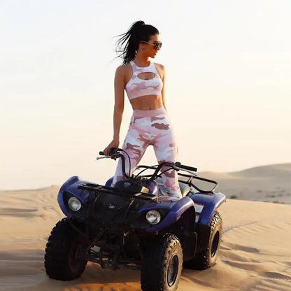 Pink Camo Taschen Push Up Fitness 2-Teiliges Set WEM Support (www.WEM.support)