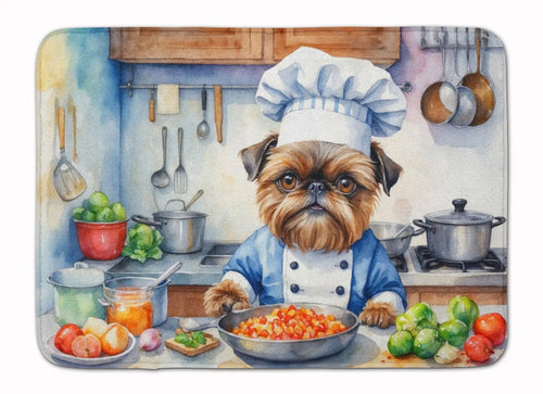 Brussels Griffon The Chef Memory Foam Kitchen Mat WEM Support (www.WEM.support)