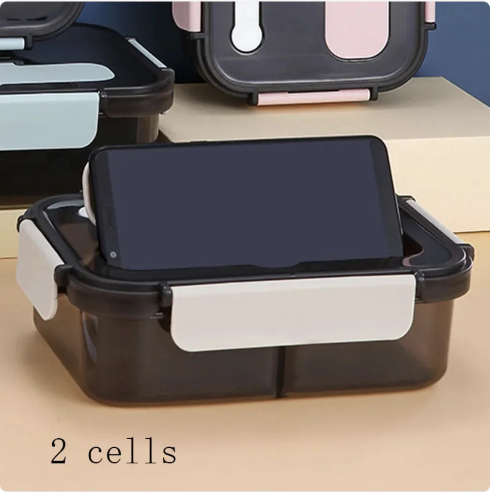 Microwaveable Plastic Bento Box WEM Support (www.WEM.support)