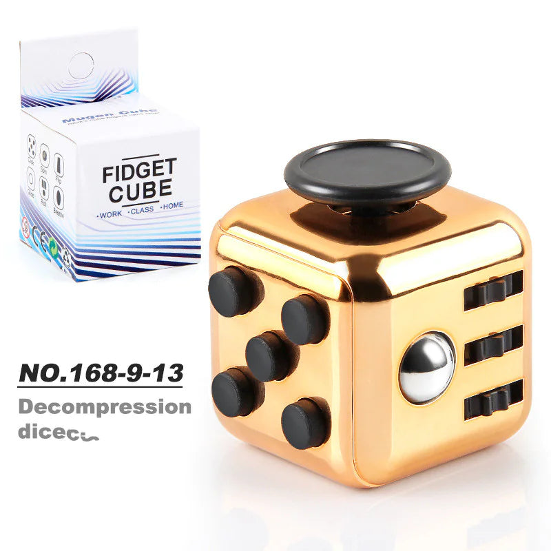 Cubo de Decompressão Fidget de 6 Lados