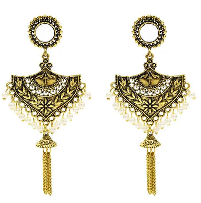 Egypt Vintage Silver Alloy Earrings for Women WEM Support (www.WEM.support)