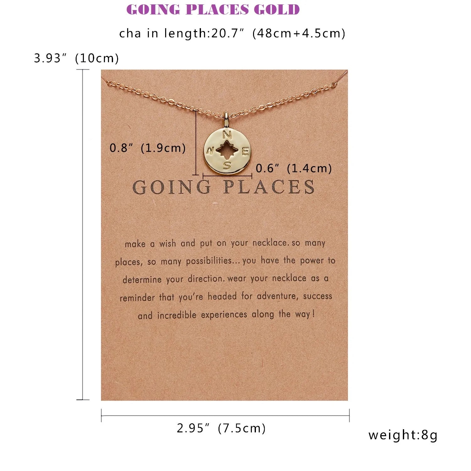 Fashion Gold-color Good Vibes WEM Support (www.WEM.support)