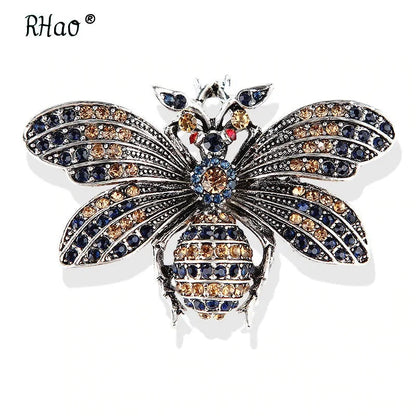 Antique Ornate Queen Bee Brooch WEM Support (www.WEM.support)