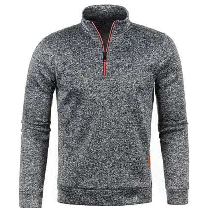 Autumn And Winter Men's Zippered Sweater WEM Support (www.WEM.support)
