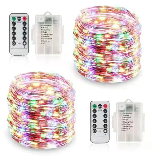 Three A Battery Box Type Copper Wire String Light WEM Support (www.WEM.support)